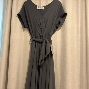 Meghan Los Angeles Gray Maxi Dress